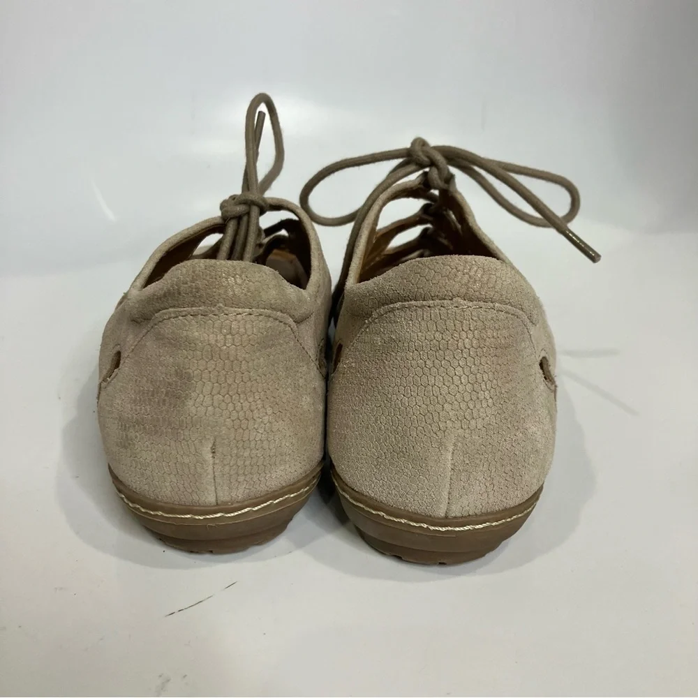 Earth plover gladiator style sandals taupe leather women’s size 8 casual neutral